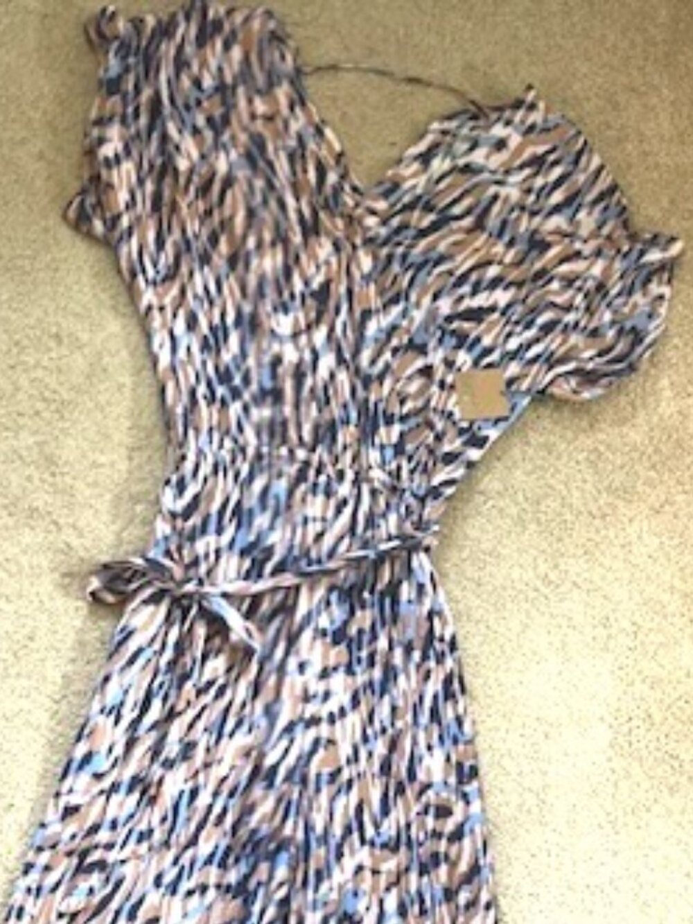 River + Sky Ines Jumpsuit In Tiger Blue - Picture 3 of 12